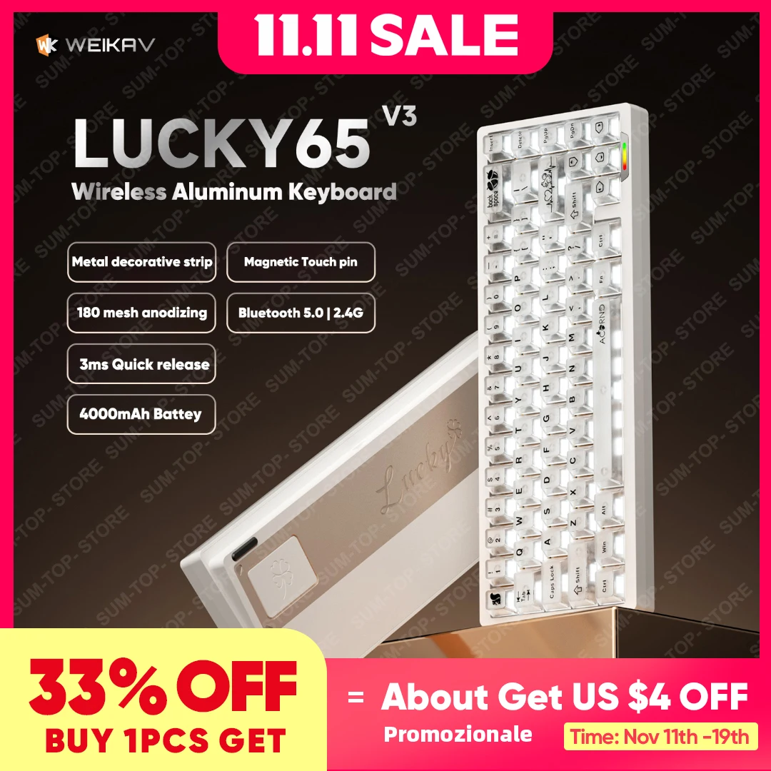 Lucky65 V3 Lucky65 V2 NUT65 Sugar65 Weikav メカニカルキーボード