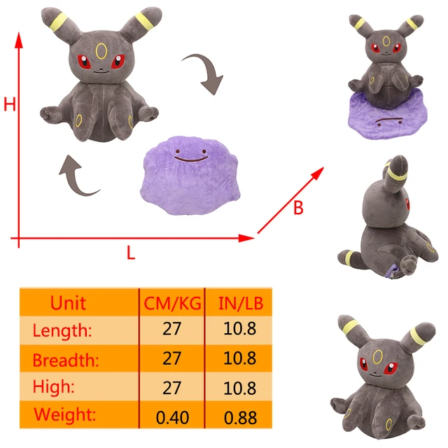 FURA FURAちゃんページ　OMG/Ditto セット NEW Pokemon Center Transform Ditto Plush Lapras Toy Doll New