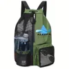 45L Swim Mesh Backpack with Wet Pocket - Leakproof Zip, Fast Dry Ideal for Swimming/Beach/Camping/Gym, Separate Dry&Wet 4