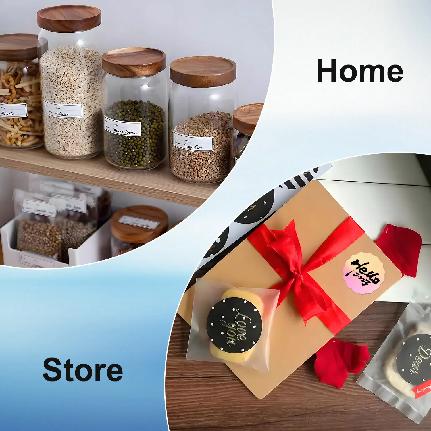 P5 휴대용 열전사 라벨 프린터, 무선 블루투스 충전식 스티커 제작기, 잉크 토너 없음, 라벨 롤 1개 포함