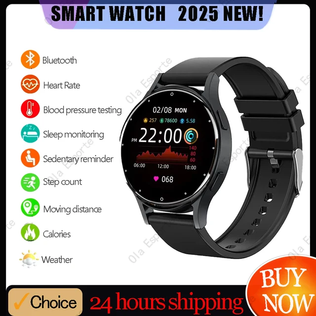 New SmartWatch Men Women Heart rate Monitor Blood pressure Fitness Tracker Bluetooth Call Smartwatch for  Android/IOS Phone HT30 1