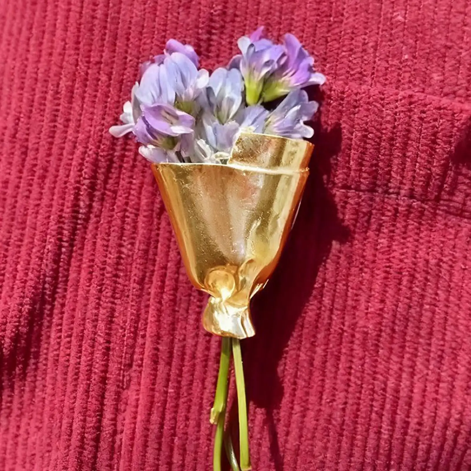 4 Broches Porte-corsage Décoratives 41mm – Rose Gold Avec Pinces