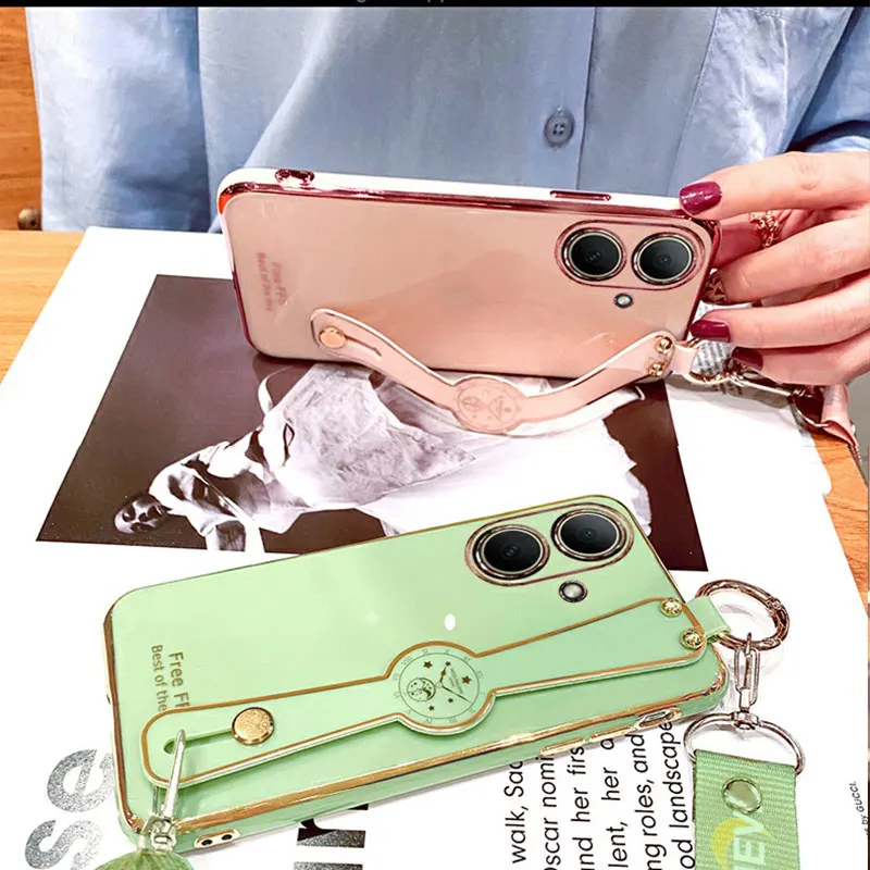 NovaY73 Crossbody Phone Case with Wrist Strap and Neck Lanyard - Stylish Holder Cover Gift