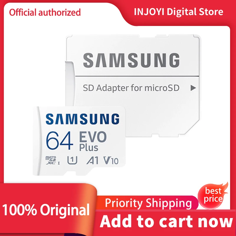 100% Originale Samsung Evo Plus Micro Sd Card 128Gb 32Gb Class10 Sdhc Sdxc Uhs-1 Scheda Di Memoria 256Gb Microsd Tf Card 64Gb Mb-Mc64Ka