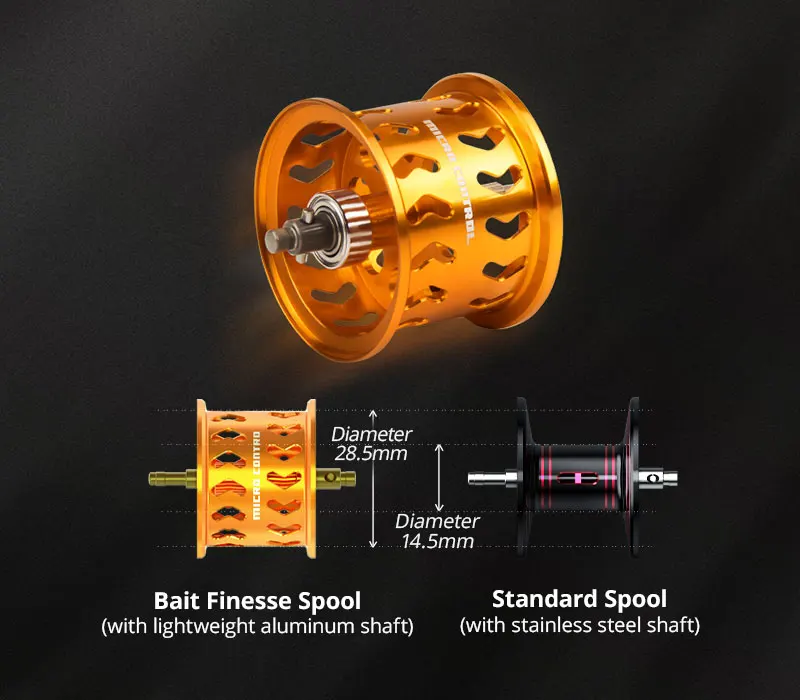 Baitcasting Fishing Reel 4.5KG 7 Ball Bearings 7.2:1 Gear Ratio