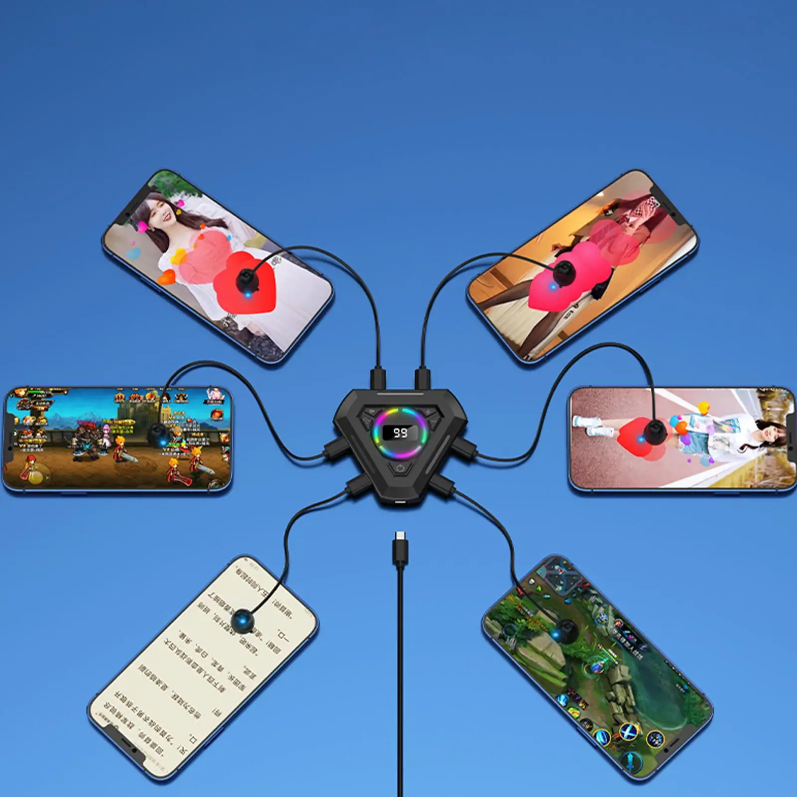 Adjustable Automatic Screen Clicker for Phones