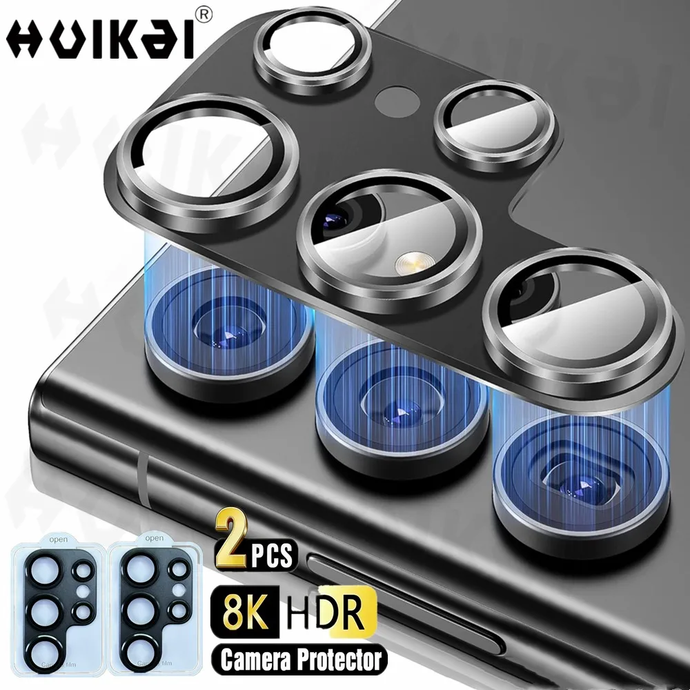 Premium Camera Lens Protector Tempered Glass with Metal Scratch Resistance - 2 Pack