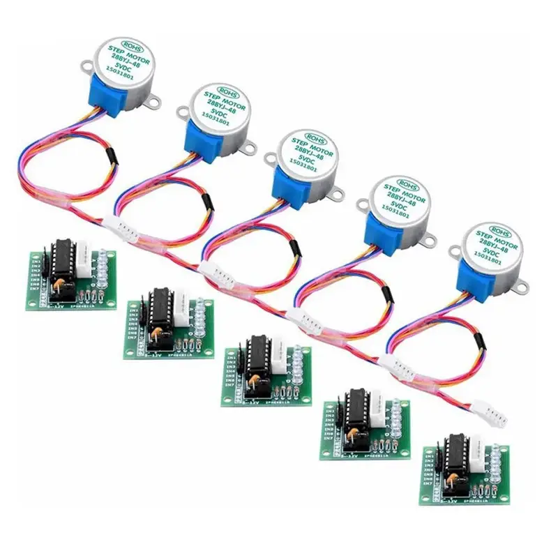 3/50Set 28BYJ-48 ULN2003 5V Stepper Motor + ULN2003 Driver Board Suitable for Arduino Driver Test Module Stepper Motors DIY Kit image 1