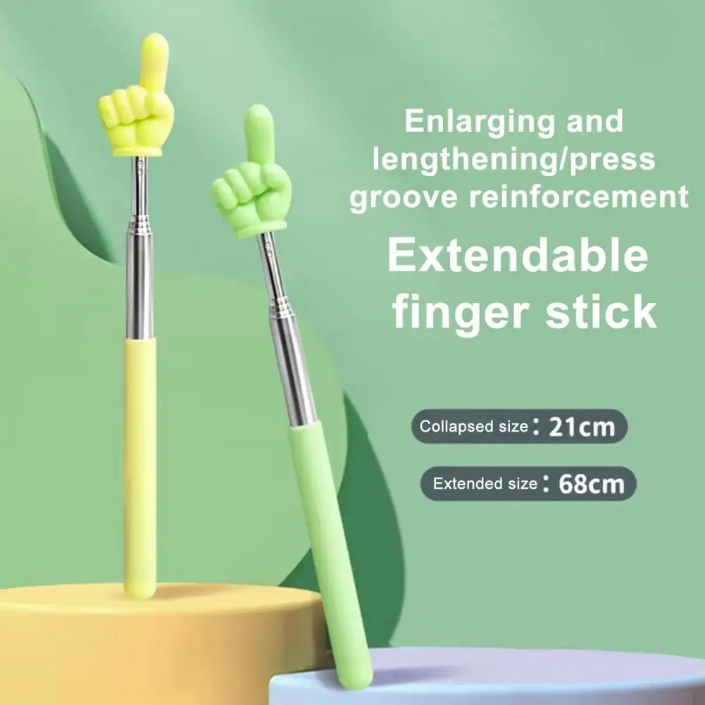 

Retractable Whiteboard Pointer Versatile Extendable Finger Stick Retractable Telescopic Pointer for Teachers Presenters