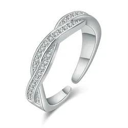 Elegant Heart Sparkle Sterling Silver Ring with AAA Zircon for Women - Ideal for Weddings, Fine Jewelry, and Special Occasions (YJ1 J115 S)