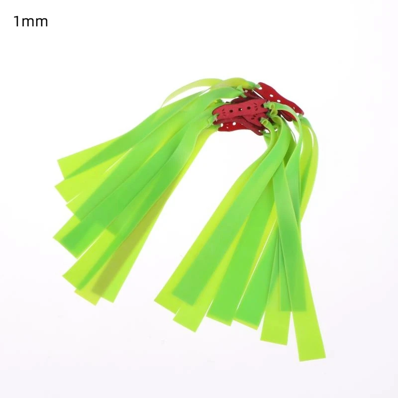 مجموعة من 10 مقلاع صيد قوية مع أربطة مطاطية مسطحة...