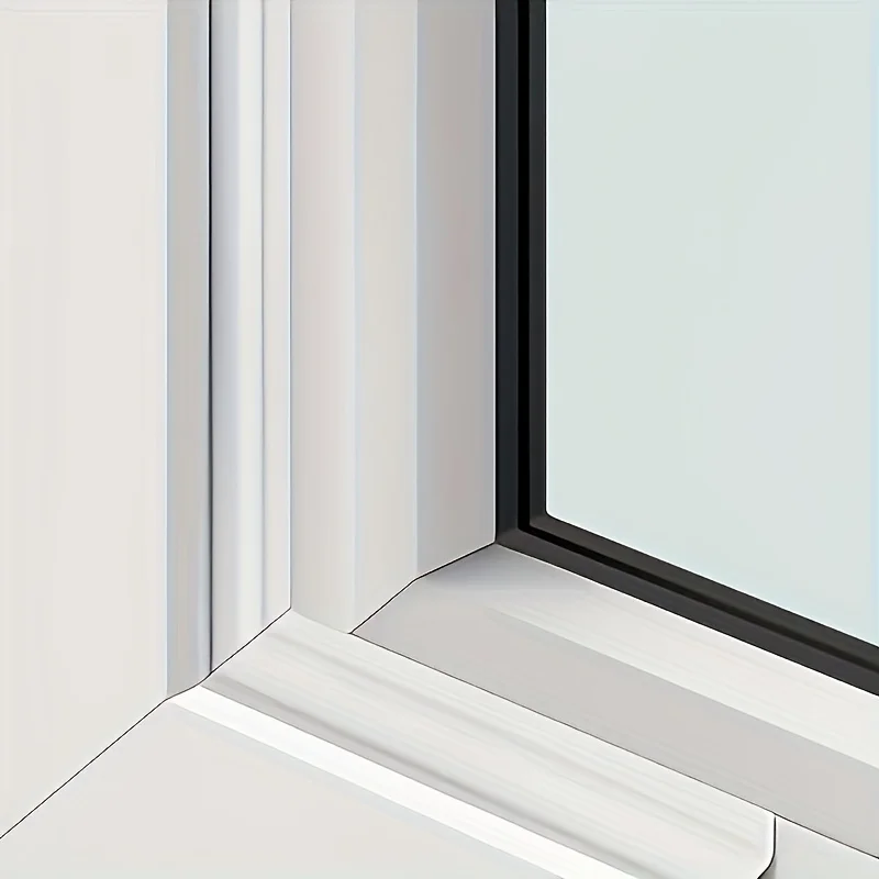 Self-Adhesive Weatherproof Sealing Strip - Wind, Dust, Rain, & Noise Barrier Tape for Sliding Doors (5m Roll)