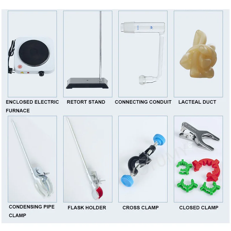 2000ml Essential Oil Extraction Separator Device Dew Distillation Equipment Water Distiller Machine Glassware Kits stainless steel distiller