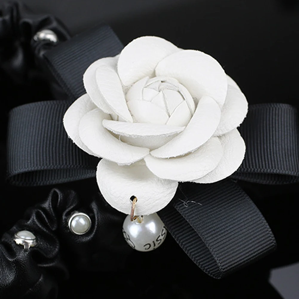 Rearview Mirror Cover PU Leather Auto Rear View Decoration Accessories For Women Girls rearview mirror cover carbon fiber mirror cover
