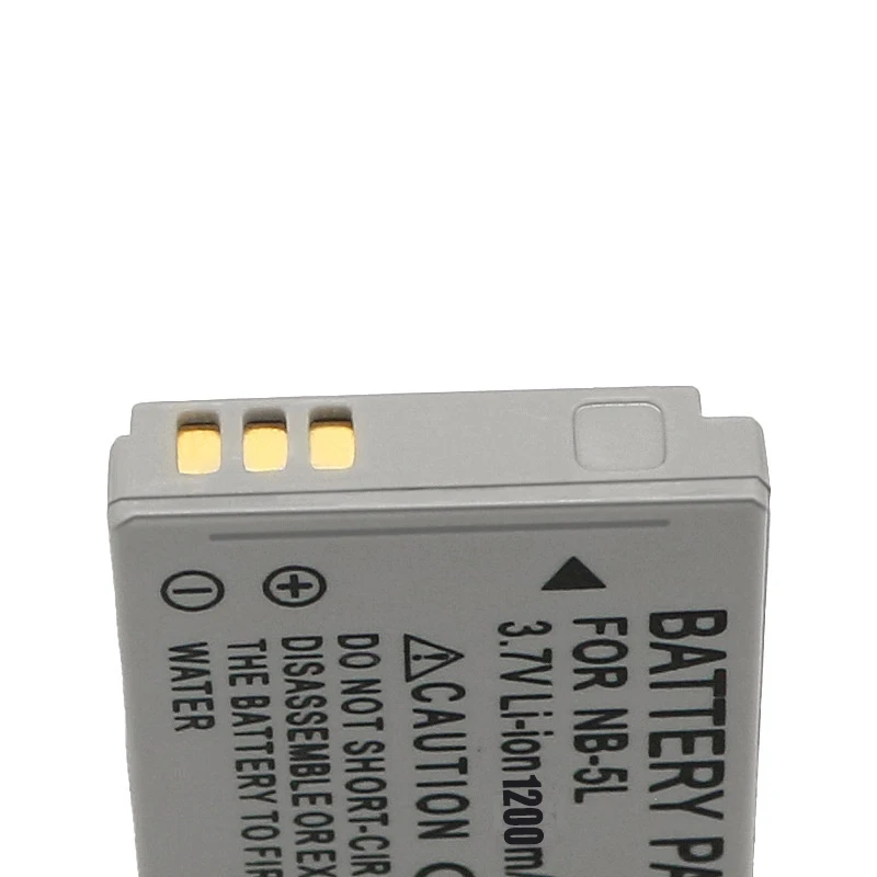 1200mAh Camera Battery NB 5L NB5L nb-5l For Canon IXUS 800 IS 850 900 TI 950 960 970 980 S110 SX200 SX210 SX220 Batteries rechargeable battery camera battery