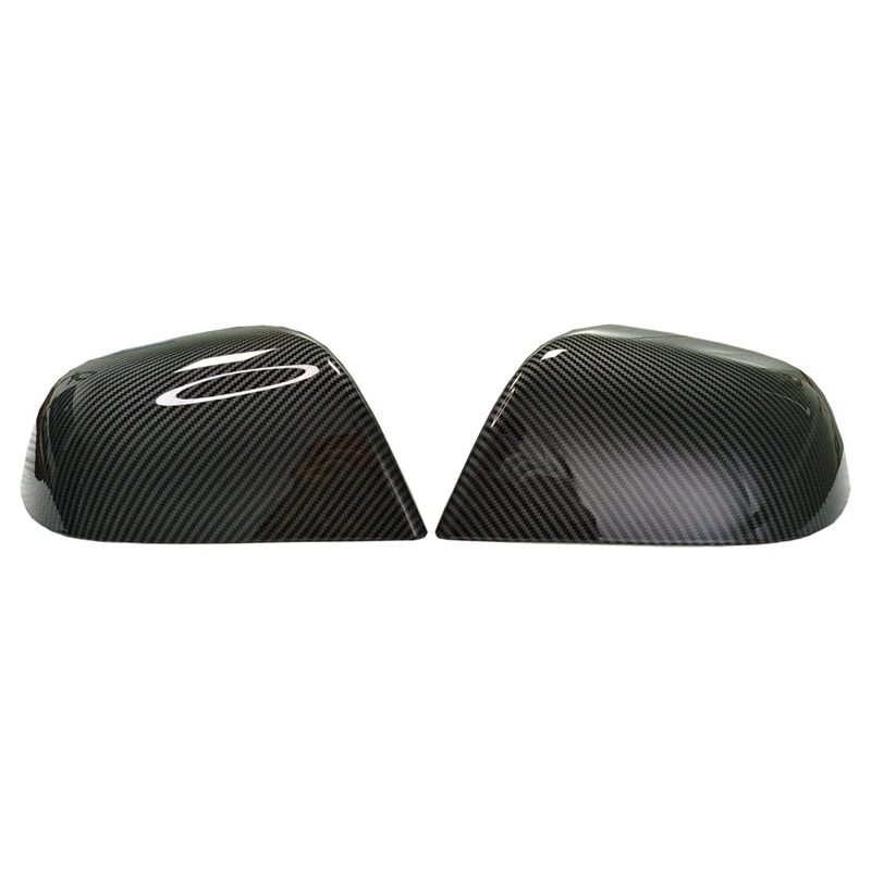 Car Rear Mirror Cover Cap Carbon Fiber Pattern For Tesla Model 3 -/Model Y Exterior Side Mirror Cover