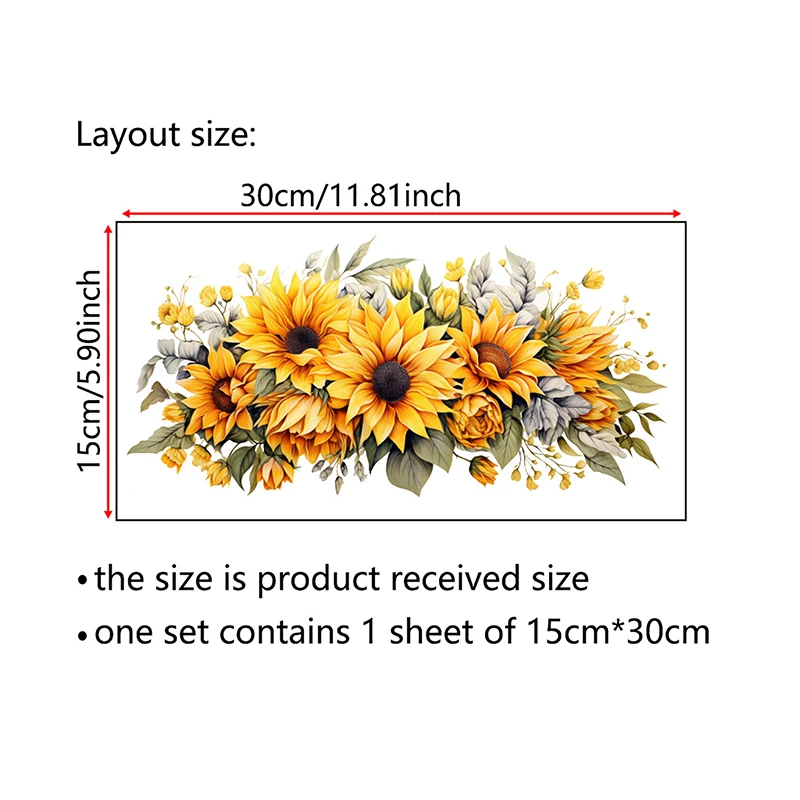 Toilet Stickers Flower Stickers Bathroom Self-adhesive Painting Waterproof Toilet Cover Bathroom Walls