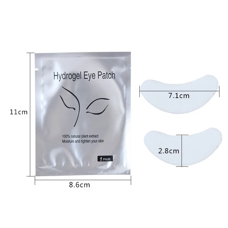 Eye Patches MJ 50Pairs Hydrating Eye Tip Stickers Wraps Eye Care Pad New Paper Patches Under Pads Lash Under Gel Patches