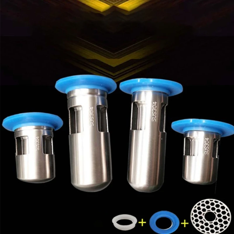 Floor Drain Core 304 Stainless Steel Deodorant And Insect Proof Deep Water Seal U-type Bathroom Toilet Sewer