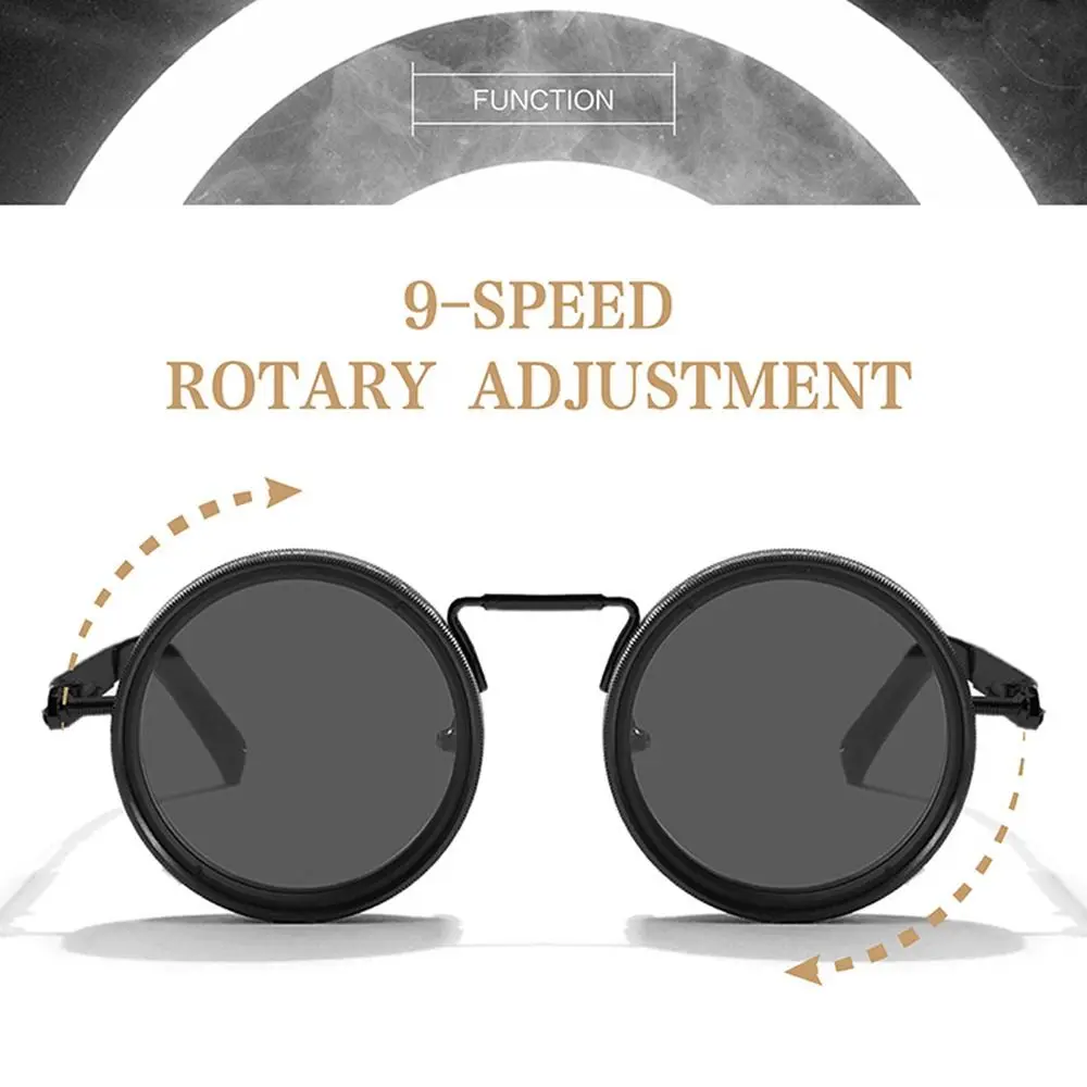 Fashion ND2-400 Adjustable Dimming Glasses ND Filter 9 Level Fishing Sunglasses UV400 Sunglasses Outdoor