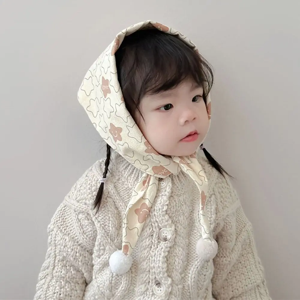 Bib Thermal Neck Warmer Windproof Thickening Boys Girls Knitting Scarf Neckerchief Cartoon Children Kids Winter Scarves