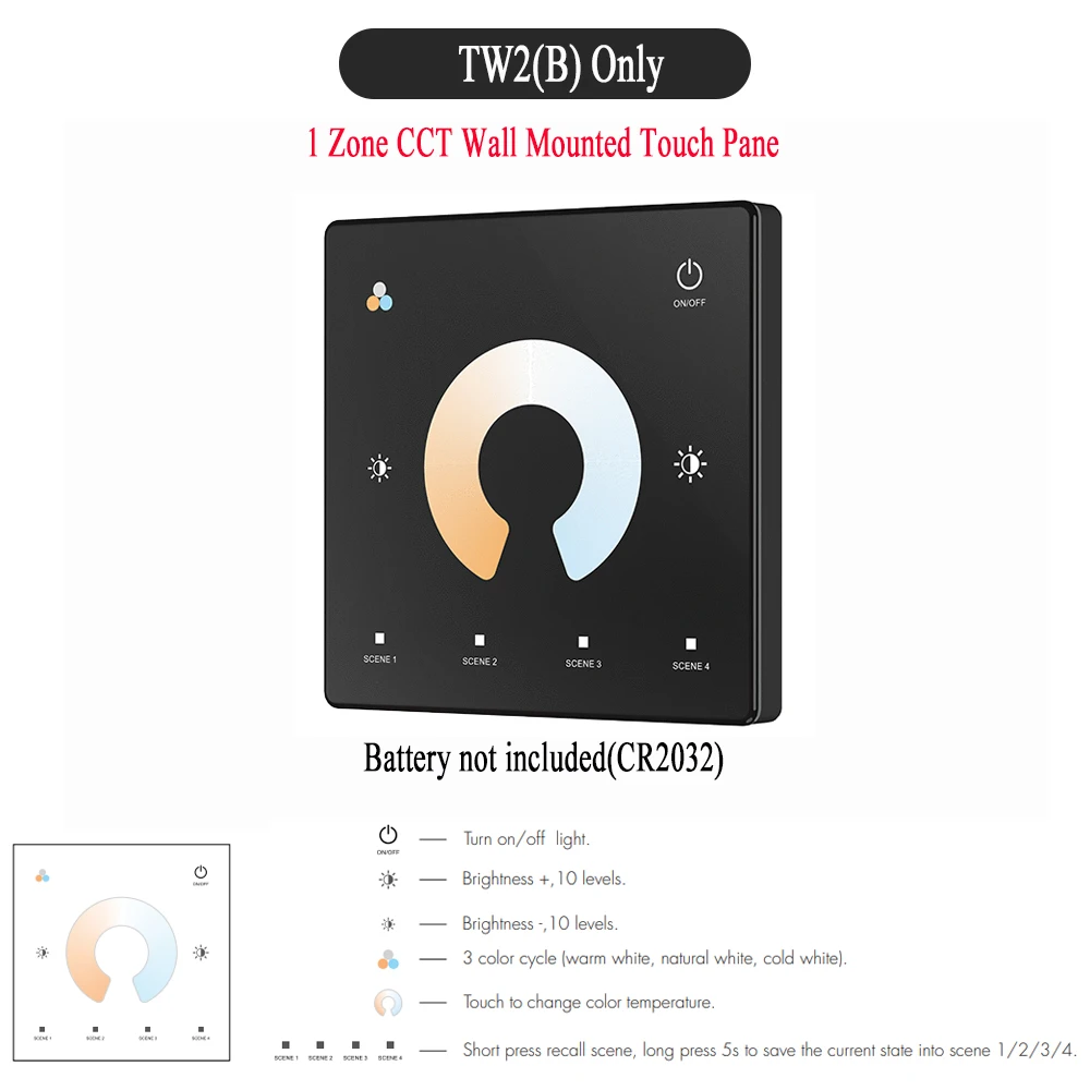 ตัวเลือกสินค้า สมาร์ทคอนโทรล LED 2 ช่อง ควบคุมได้ทั้ง ZigBee และ RF