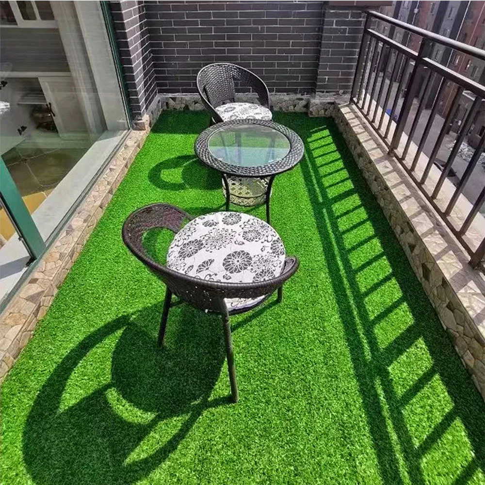 Artificial Grass Carpet PP + PE 2cm Thickness Green Fake Synthetic Garden Landscape Lawn Mat Turf 50CM*100cm/100cm/200cm Decorat