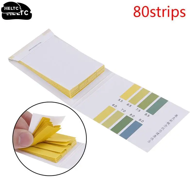 PH Value 5.5-9.0 Alkaline Acid Litmus Testing Paper Tester 80 Strips PH Meters Indicator Paper For Urine Water Aquarium ph meter ph test strips