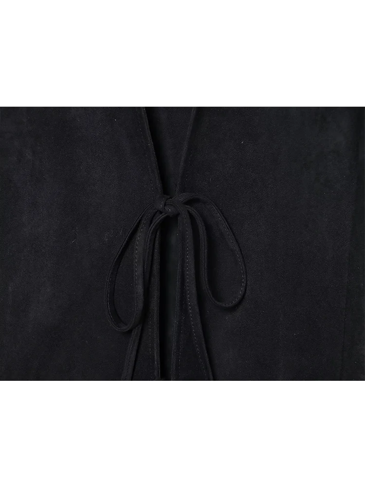 Elegant Long Sleeve Lace Up Shirt For Women Fashion Solid Slimming Casual Blouse Spring New Simple Female Sexy Street Tops