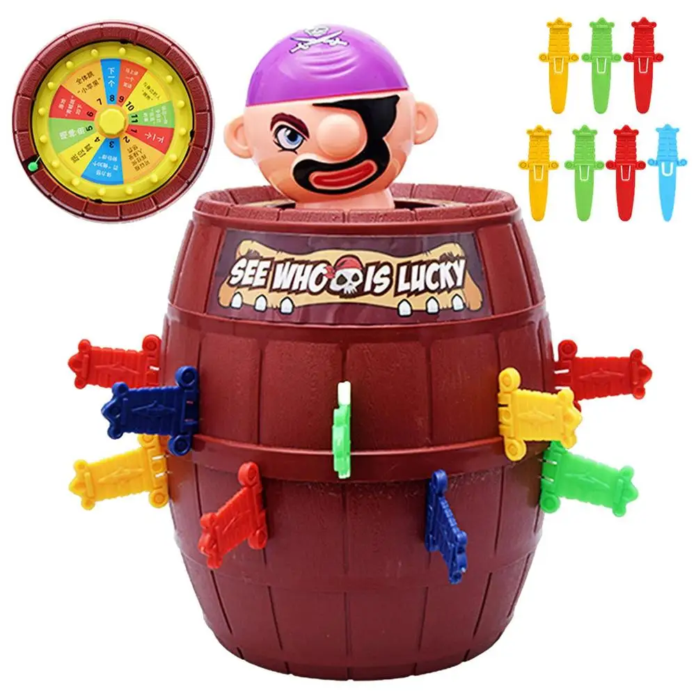 Mini Jouet De Piqûre De Seau De Pirate, Seau De Jouet De Grenouille De  Pingouin De Poulet, Jeu De Tours De Fête, Jouet Interactif Parent-enfant,  Fête De Pâques, Jouet De Table Pour