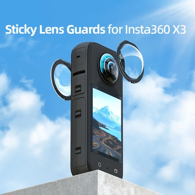 For Insta360 X3 Sticky Lens Guards Dual-Lens 360 Mod For Insta 360 X3  Protector Cover Camera Accessories New Anti-Scratch - AliExpress
