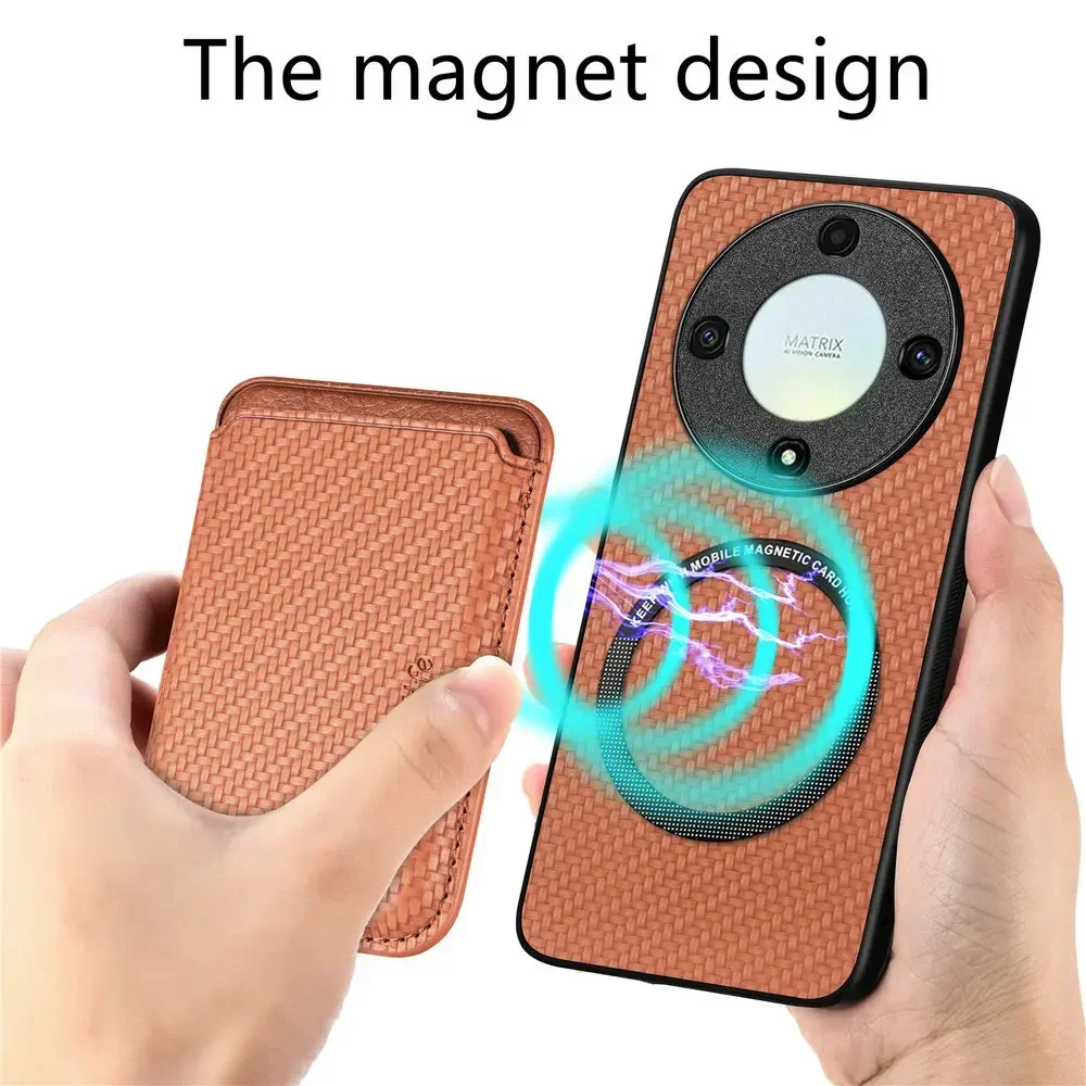 Luxury Detachable 2-IN-1 Leather Magnetic Card Case & Back Cover