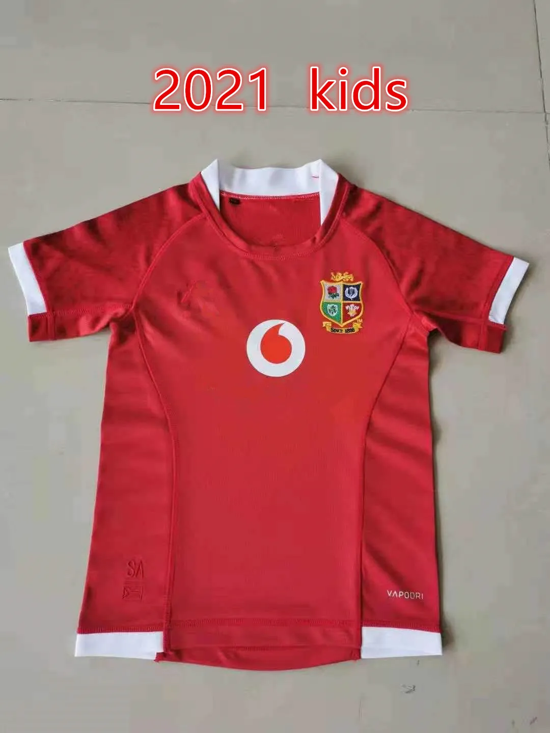 21 British And Irish Lions Home Rugby Jersey Mens Size:S-5XL kids Size:16-26 Print Name Number