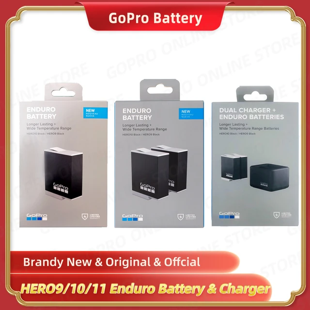 Chargeur de batterie double Gopro + batterie Enduro (HERO 9 - HERO