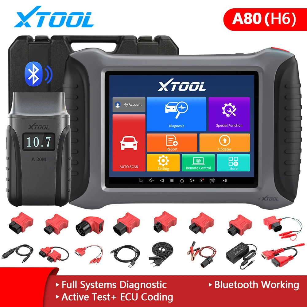 

2023 A80(H6) Car Full System Diagnostic Tools Auto OBD OBD2 Scanner ECU Coding 37+ Reset Active Test Free Update