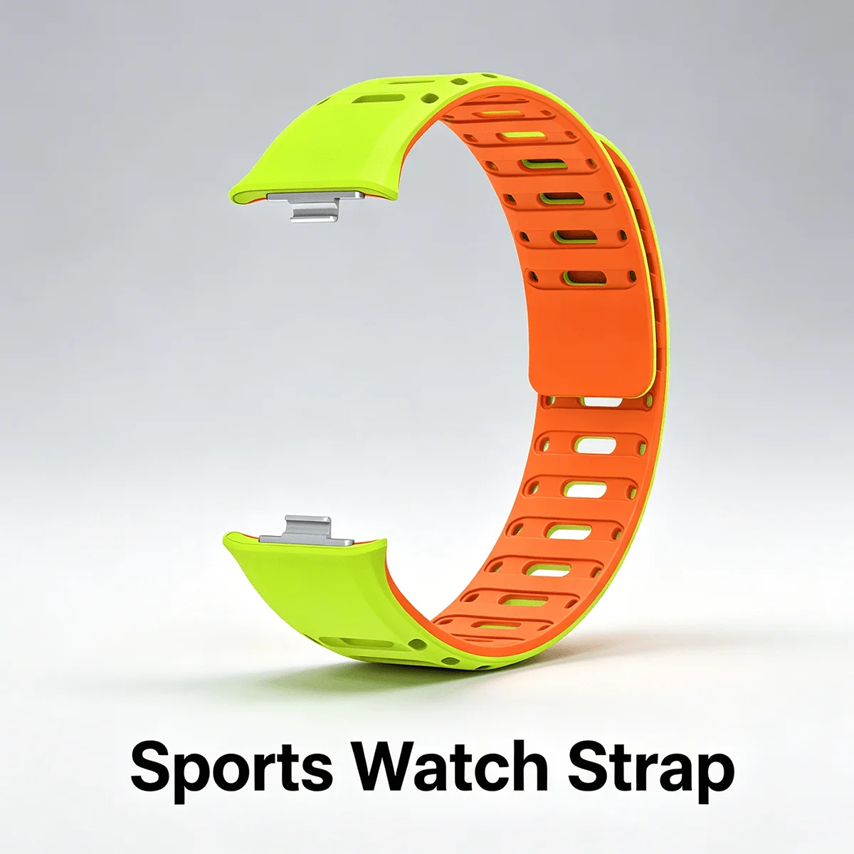 Magnetic Buckle Silicone Watch Strap – Universal Fit