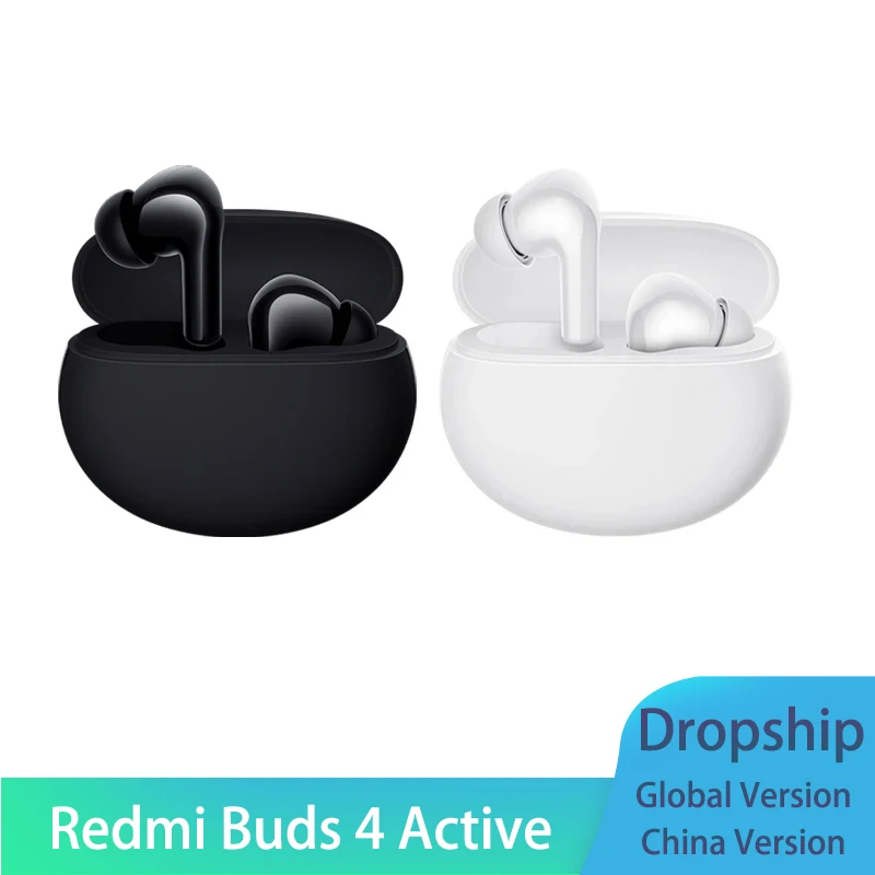 Versione Globale Xiaomi Redmi Buds 4 Active Tws Active Noise Cancelling Bluetooth 5.3 Auricolare Wireless Cuffie Sportive Impermeabili