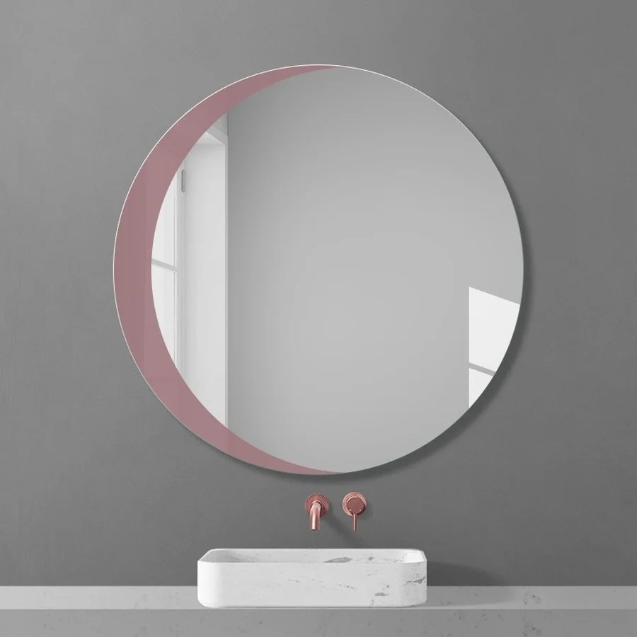 

Bathroom Decorative Mirror Round Toilet Makeup Wall Hanging Mirror Shower Vanity Espelho Banheiro Hairdressing Mirror EB5JZ
