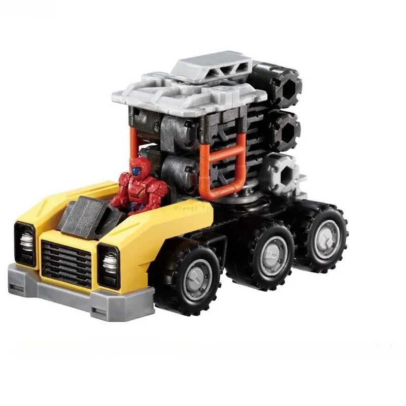재고 있음 Takara Tomy Diaclone 장난감 DA-105 팀원 및 리프트 모델 로봇 컬렉션 액션 피규어 장난감 선물 취미