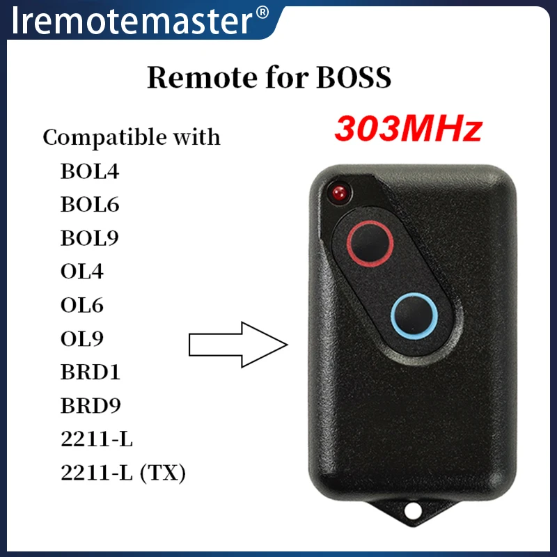 BOSS BHT4 2211-L 스틸 라인 호환 리모컨, 303mhz