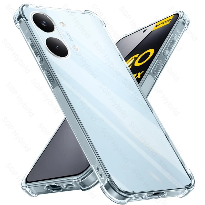 Clear Anti-Yellow Soft Silicone Back Cover Protective Case
