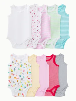 3 pezzi casuali abbigliamento neonato cotone casual confortevole estate ragazzi e ragazze senza maniche tuta triangolare per bambini accessori per bambini