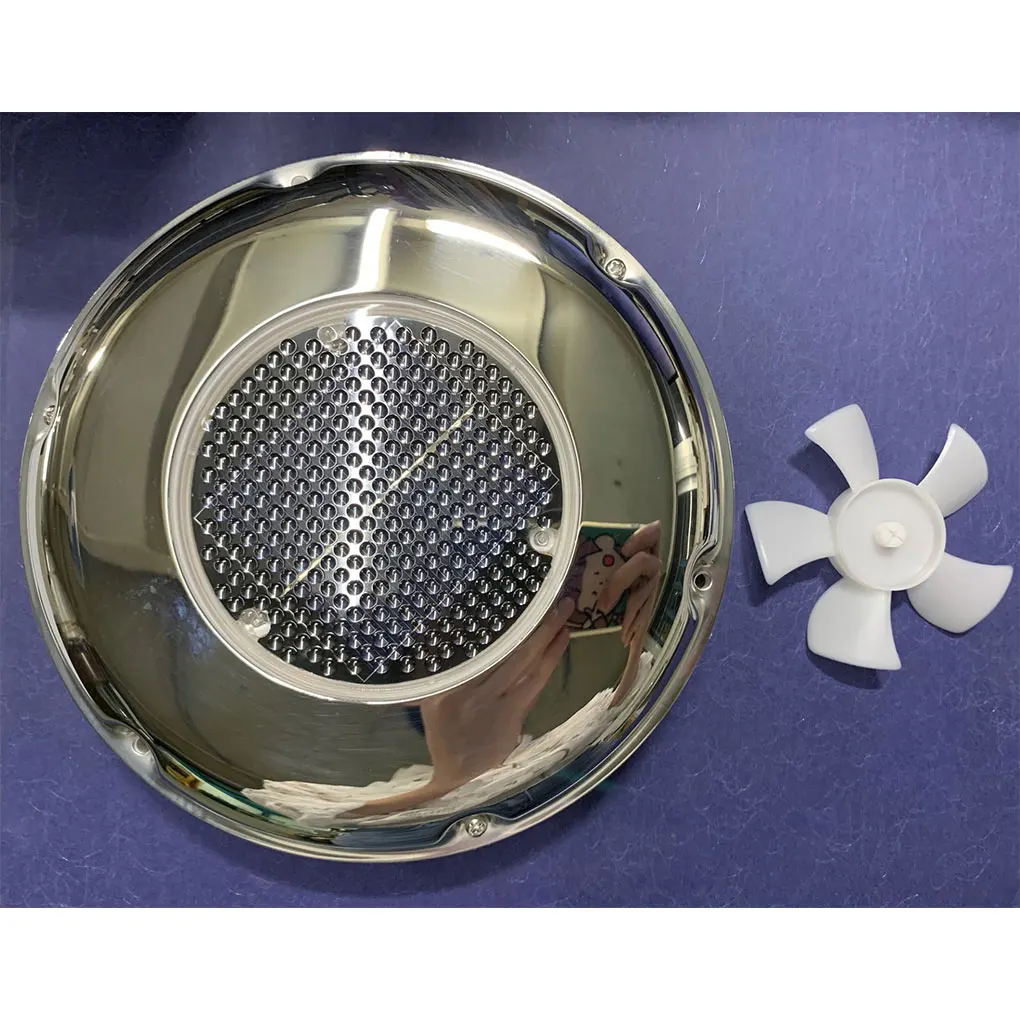 

Stainless Steel Solar Powered Vent Boat Windproof Exhaust Fan 215mm Diameter Air Extractor Automotive Automobile Accessories