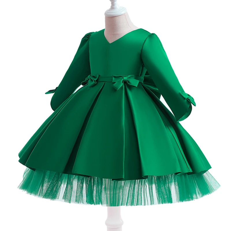 emerald green toddler dress Victoria Girls Dress