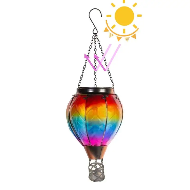 

Solar Hot Air Balloon Light Garden Landscape Solar Lantern Hot Air Balloon For Wedding Holiday Party Yard Patio Porch Decor