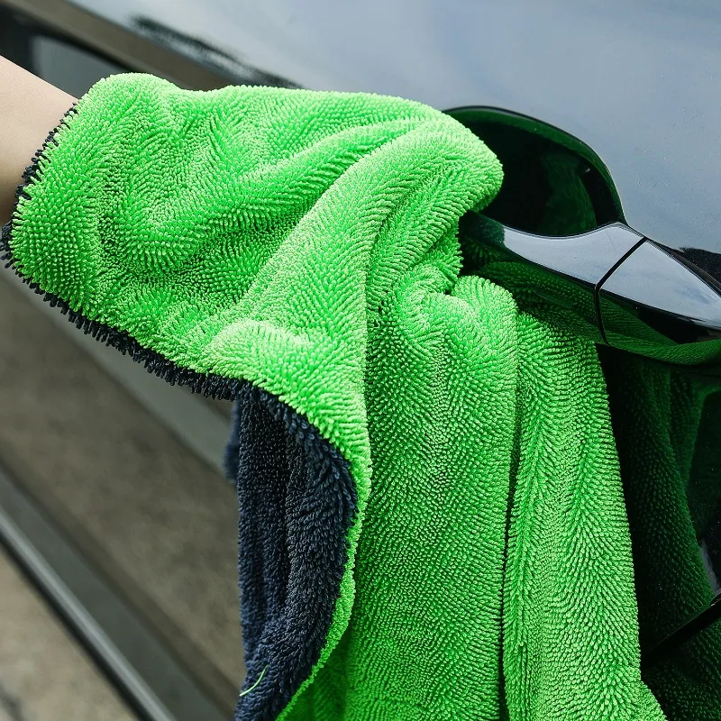 1200GSM Twist Loop Microfiber Towel Large Double Sided Car Drying Towel Super Absorbent and Scratch-Free for Auto Detailing Rag
