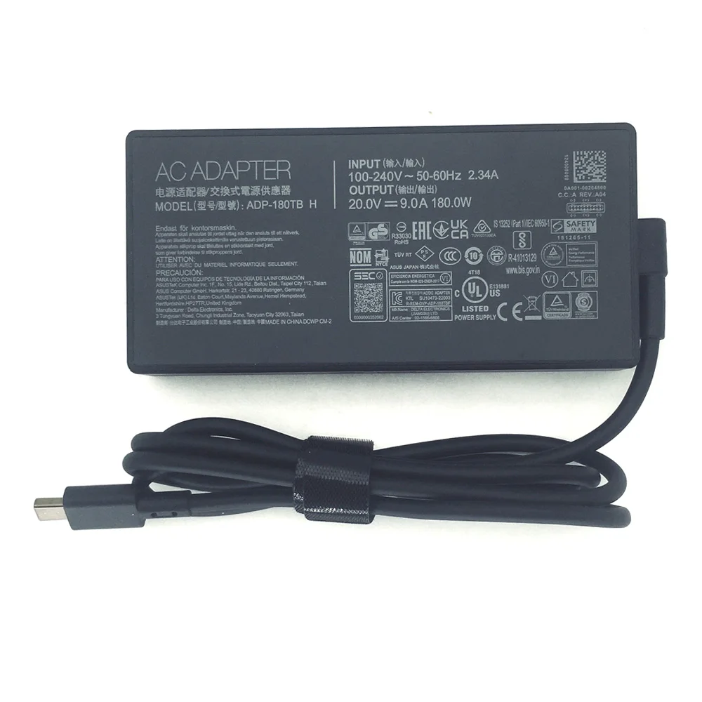 20V 9A 180W 충전기 아수스 ROG 제피러스 G14 (2024), GA403 GA403UI GA403UV GA403UU 게이밍 노트북 AC 어댑터