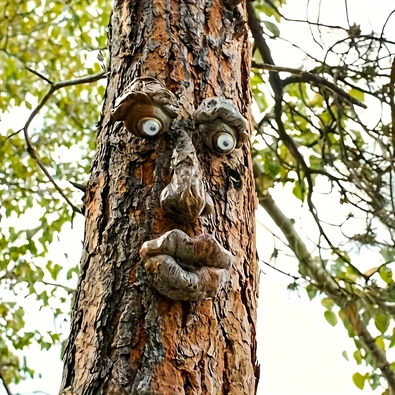 Resom Tree Boomstam Resin Tree Face Decor: The Quirky Garden Statement That ...