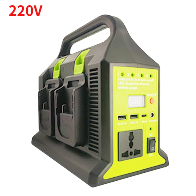 300ワット4channelパワーインバータ110v 220v屋外モバイルリチウム電池用インバータ/dewalt/ミルウォーキー/ボッシュ