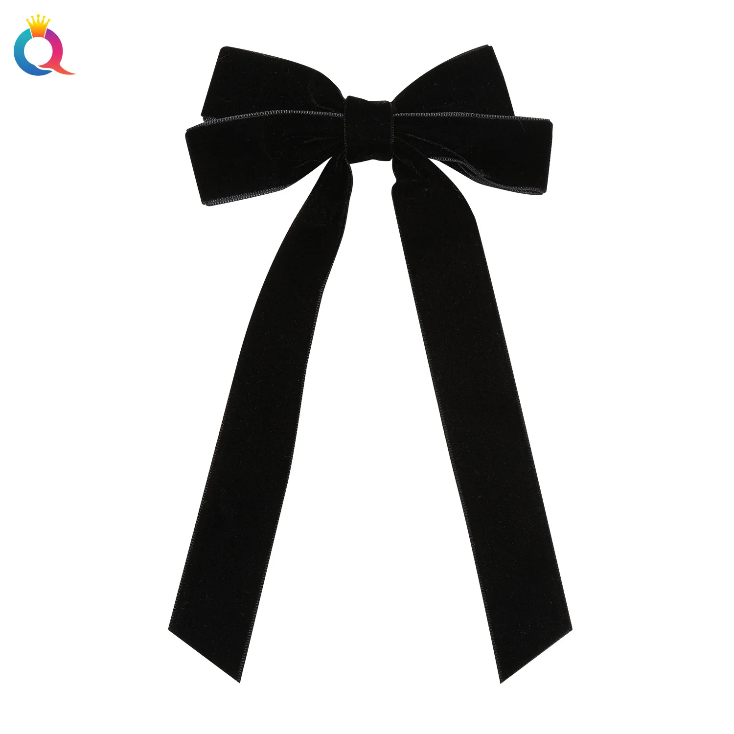 Trendy Samt Bogen Band Haarnadeln Frauen Kinder Mädchen Haar Clips Pin Barrettes Zubehör Haarspange Kopfschmuck Kopfbedeckung Ornament – Detail 14